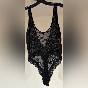 Victoria's Secret Black Lace Top